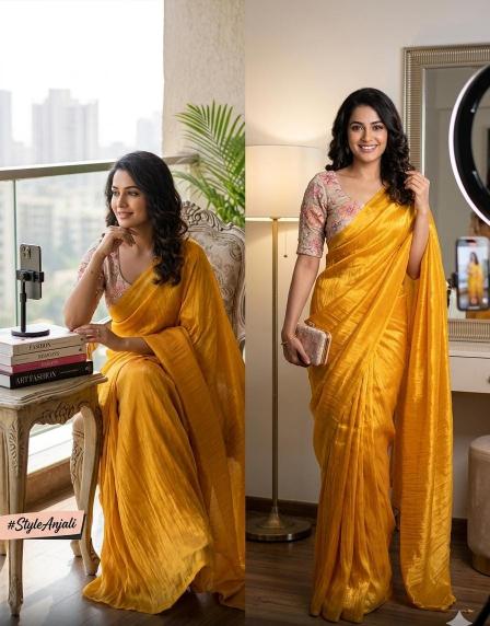Astitva dual shaded saree online clothes wholesale
